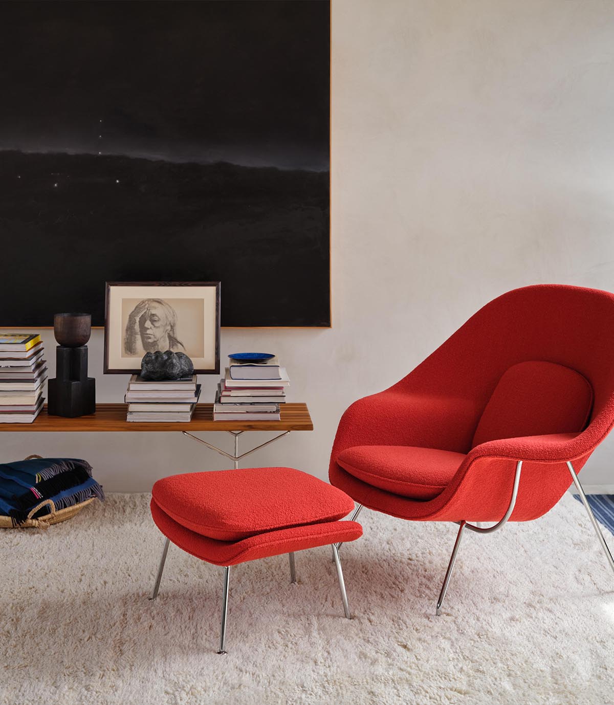 Womb Chair Designed by Eero Saarinen, 1946